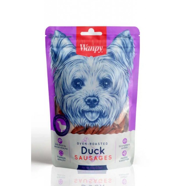 Wanpy Oven Roasted Ördek Fileto Köpek Ödülü 100gr