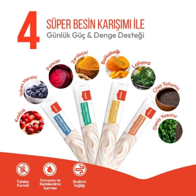 Wanpy Superfood Ton Balıklı Yaban Mersini ve Kızılcıklı Krema Kedi Ödülü 5×14gr