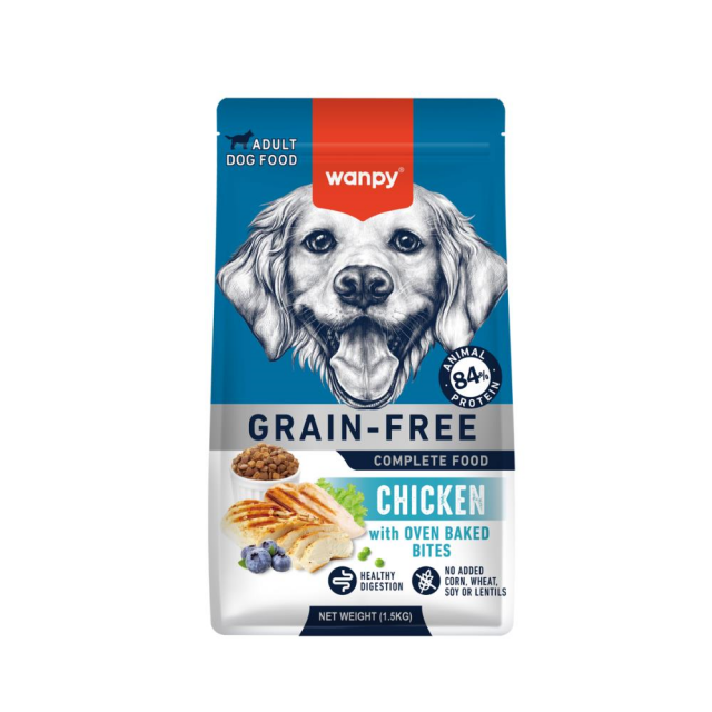 Wanpy Tahılsız Tavuklu Yetişkin Köpek Maması 1,5 kg