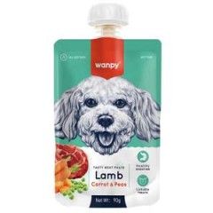 Wanpy Kuzulu ve Havuçlu Taze Ezme Köpek Ödül Maması 90gr