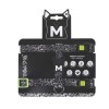M-Pets Urbanstyle Siyah Beyaz Active Köpek Göğüs Tasması (M)