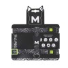 M-Pets Urbanstyle Siyah Beyaz Active Köpek Göğüs Tasması (M)