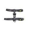 M-Pets Urbanstyle Siyah Beyaz Active Köpek Göğüs Tasması (M)