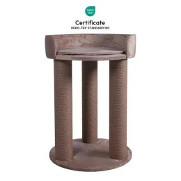 Woolart Nando Kedi Tırmalama Platformu Bej 60*60*89H