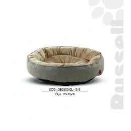 WOOLART RUSSEL L BEJ YATAK 70*70*18 CM