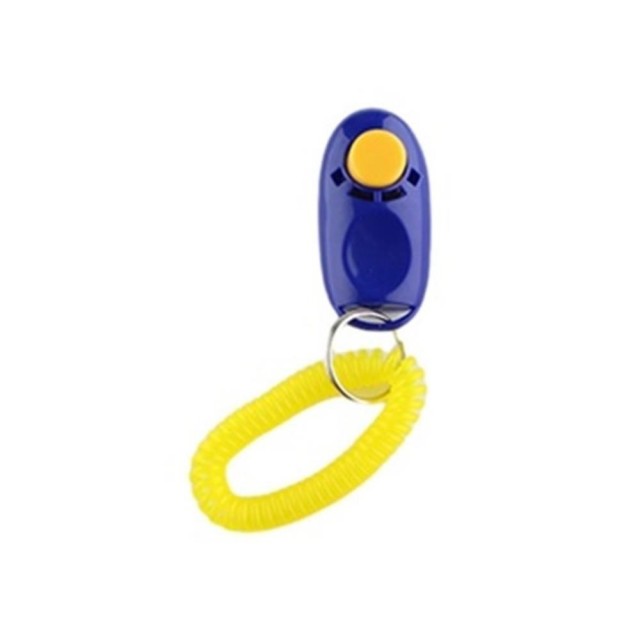 Zampa Askılı Köpek Eğitim Clickeri 6x3 cm Mavi