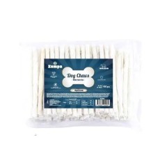 Zampa Beyaz Burgu Köpek Kemirme Çubuğu 100 Adet Kemik 5-6gr 12-13CM