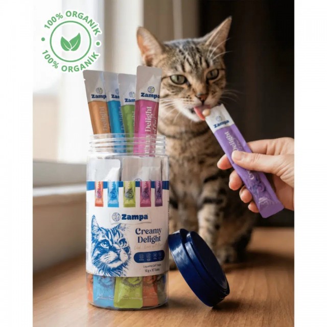 Zampa Creamy Delight Mix Krema Kedi Ödülü 30x16 Gr