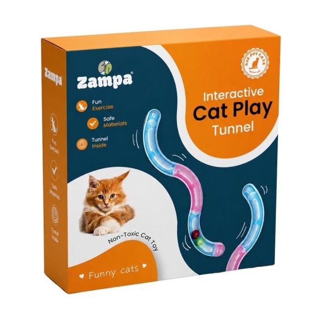Zampa Kedi Oyun Tüneli 108 cm