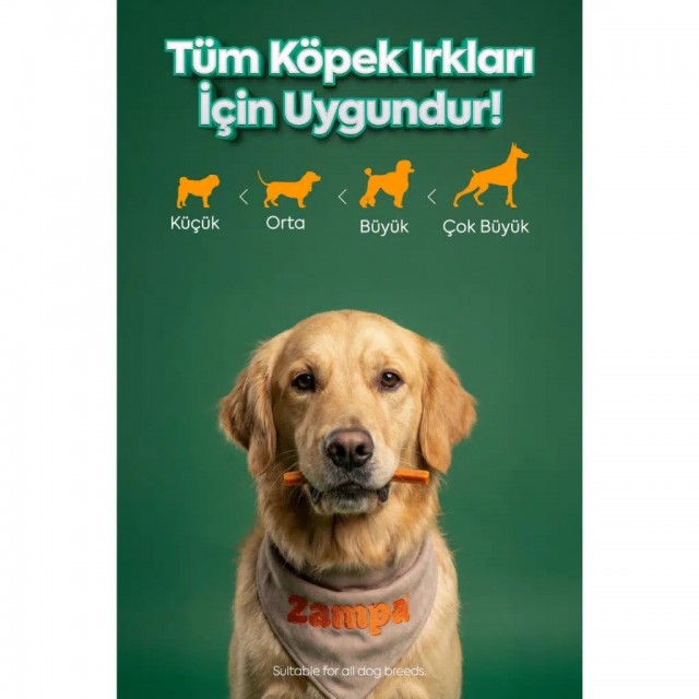 Zampa Kuzu Etli Dilimler Köpek Ödülü 75 Gr