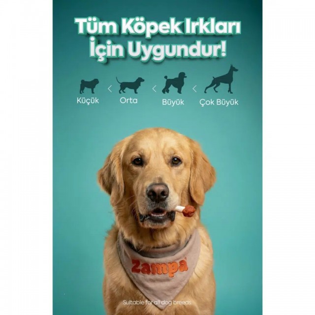 Zampa Ördek Etli Dambıl Köpek Ödülü 75 Gr