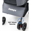 Zampa Pure Kedi & Köpek Arabası Gri