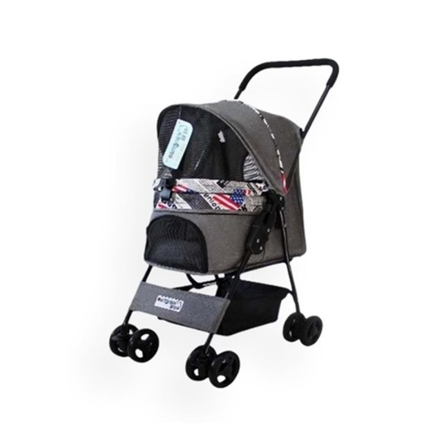 Zampa SP02XK-G Showtime Kedi ve Köpek Arabası Gri 42x69,5x88 cm