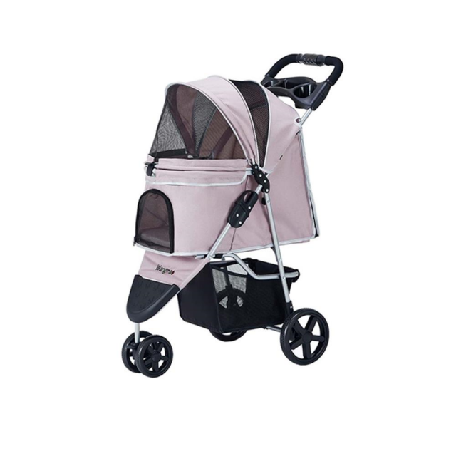 Zampa SP03P-P TriBoro Kedi ve Köpek Arabası Pembe 45x80x90cm