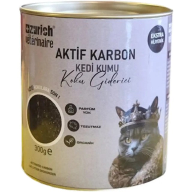 Zürich Aktif Karbon Kedi Kumu Koku Giderici 300 Gr